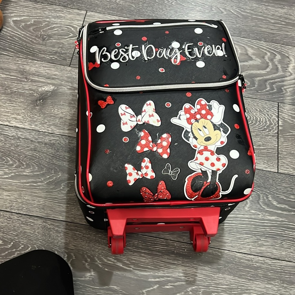 Disney Black and Red Travel Bag - Picture 3 of 10